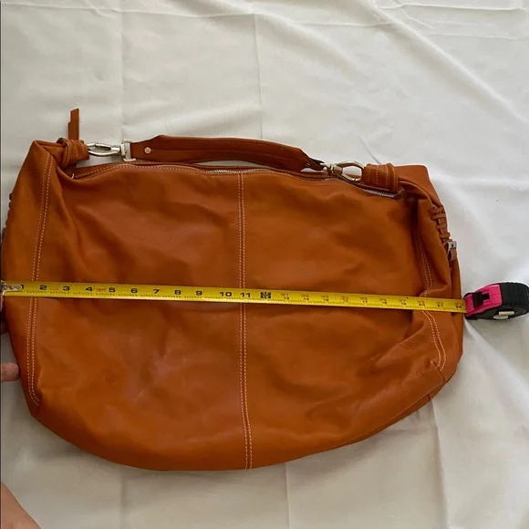 Ted Benson Tan Leather Hobo Bag - Picture 3 of 9